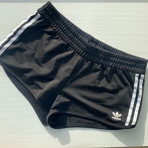 Black adidas shorts